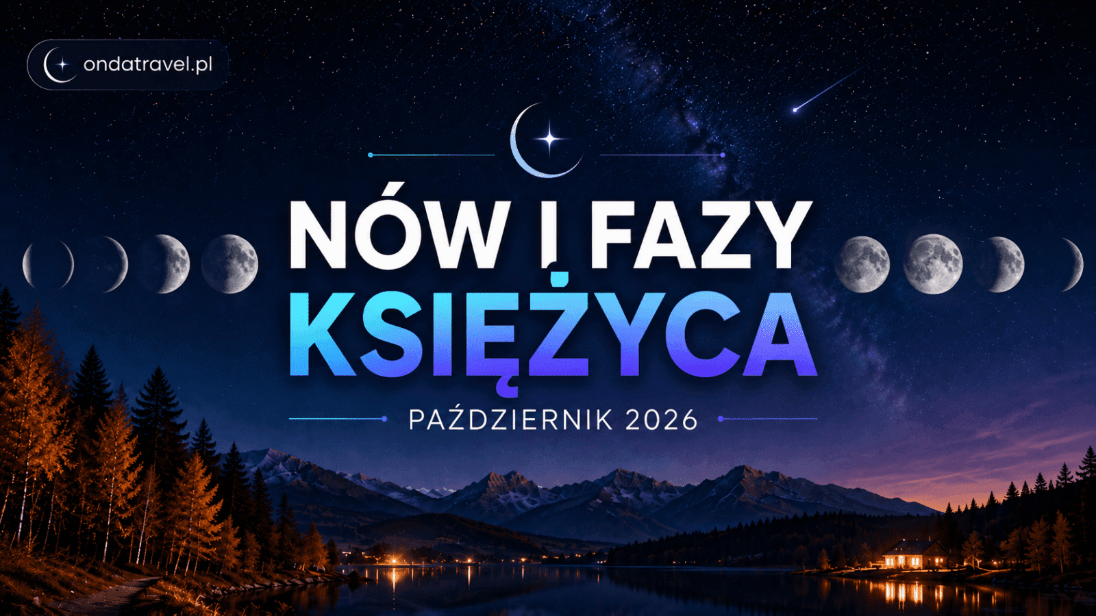 Luna nueva y fases de la Luna en octubre de 2026