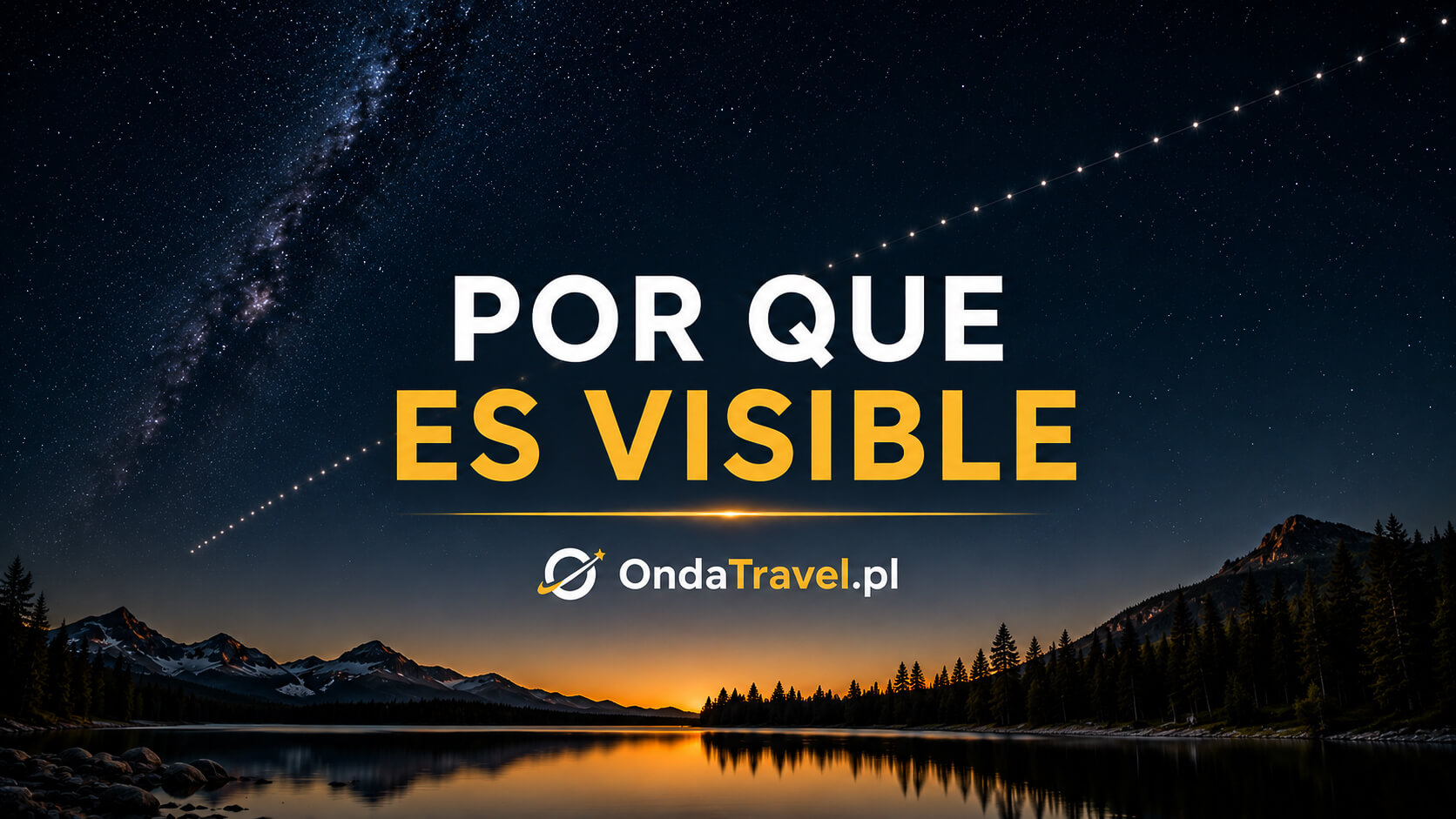 Por qué los satélites Starlink son visibles después del atardecer