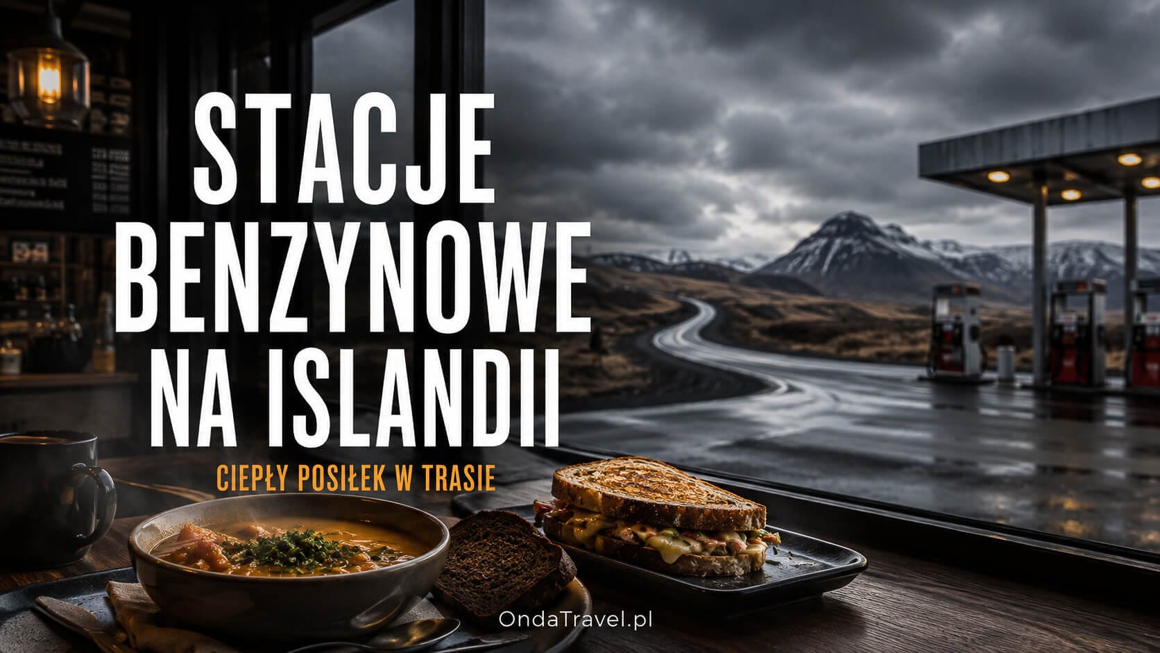 Stacje benzynowe na Islandii – jedzenie w trasie