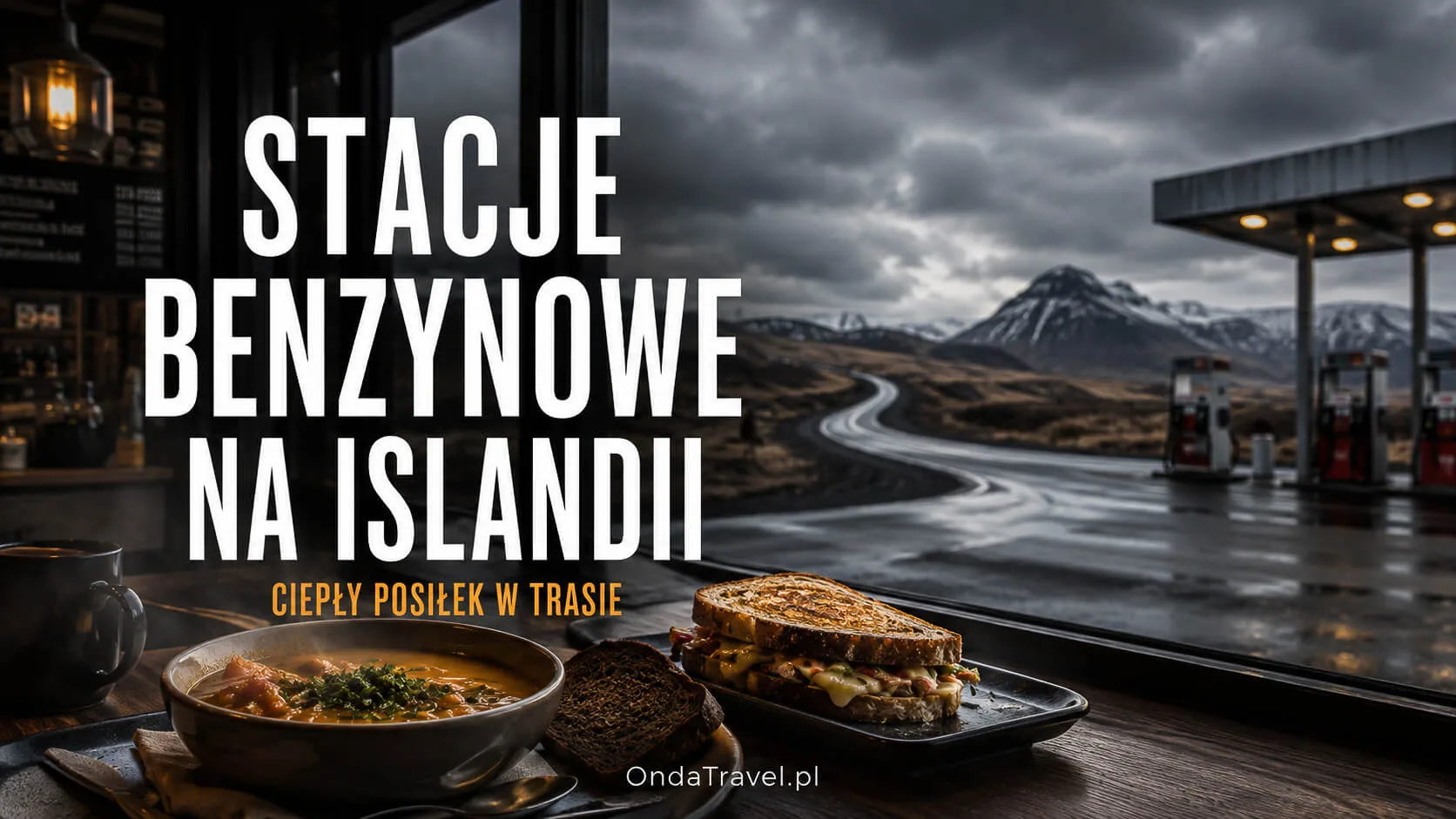 Petrol stations in Iceland – food on the road