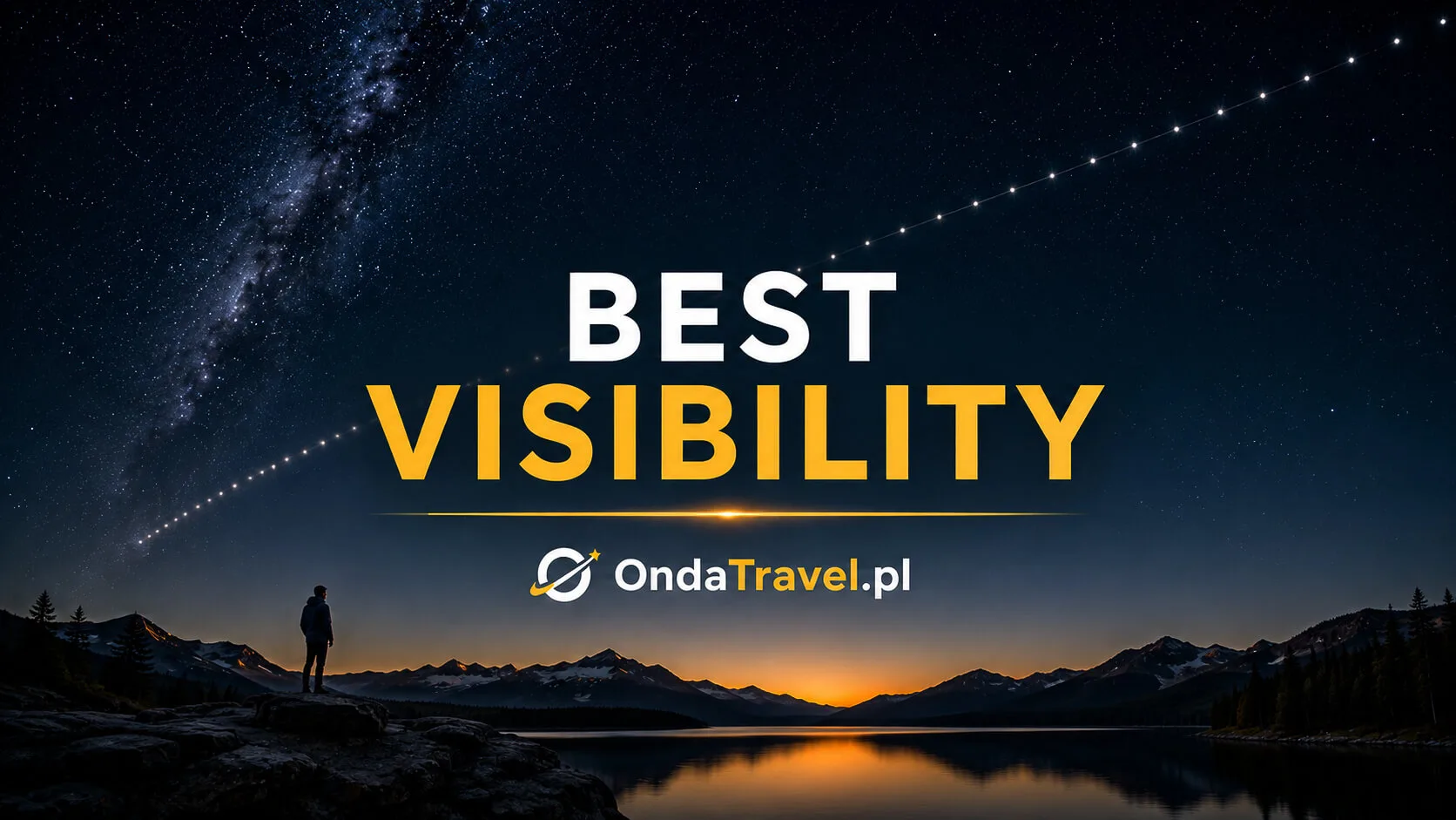 Best visibility conditions for observing Starlink satellites