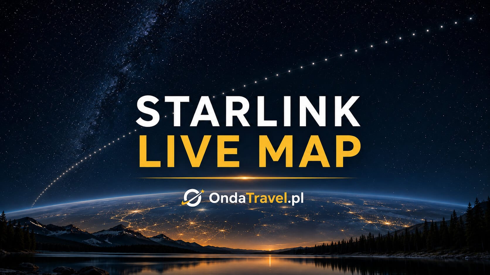 Starlink live map – current satellite positions