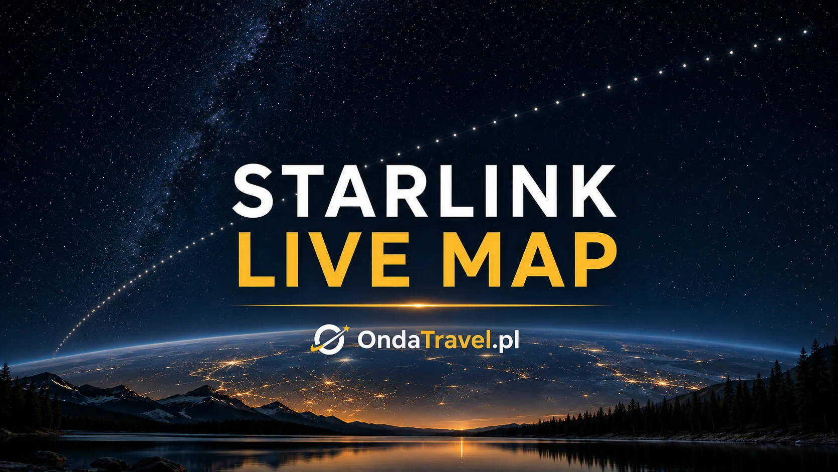 Starlink live map – current satellite positions