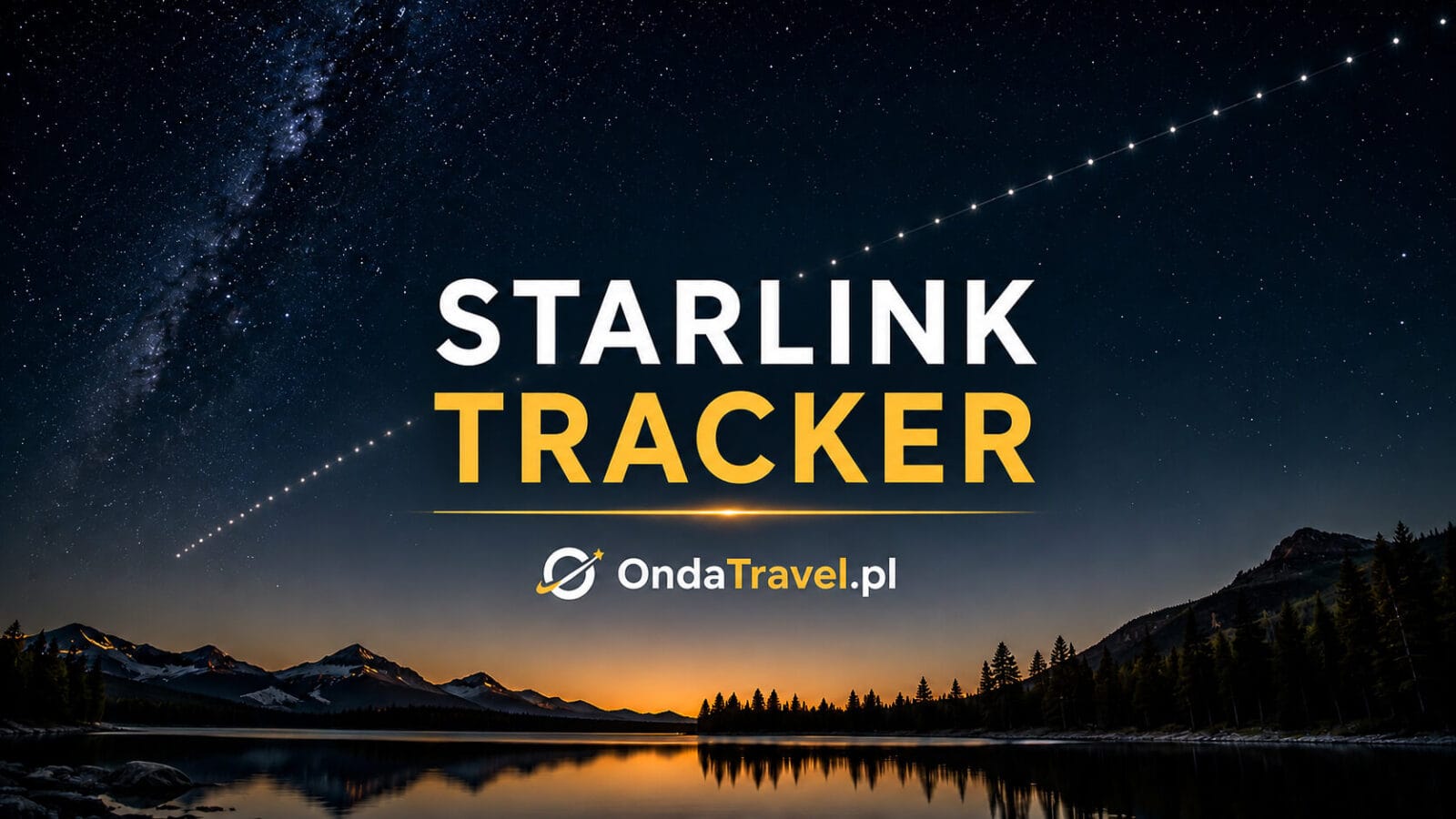 Starlink satellites and live pass tracker