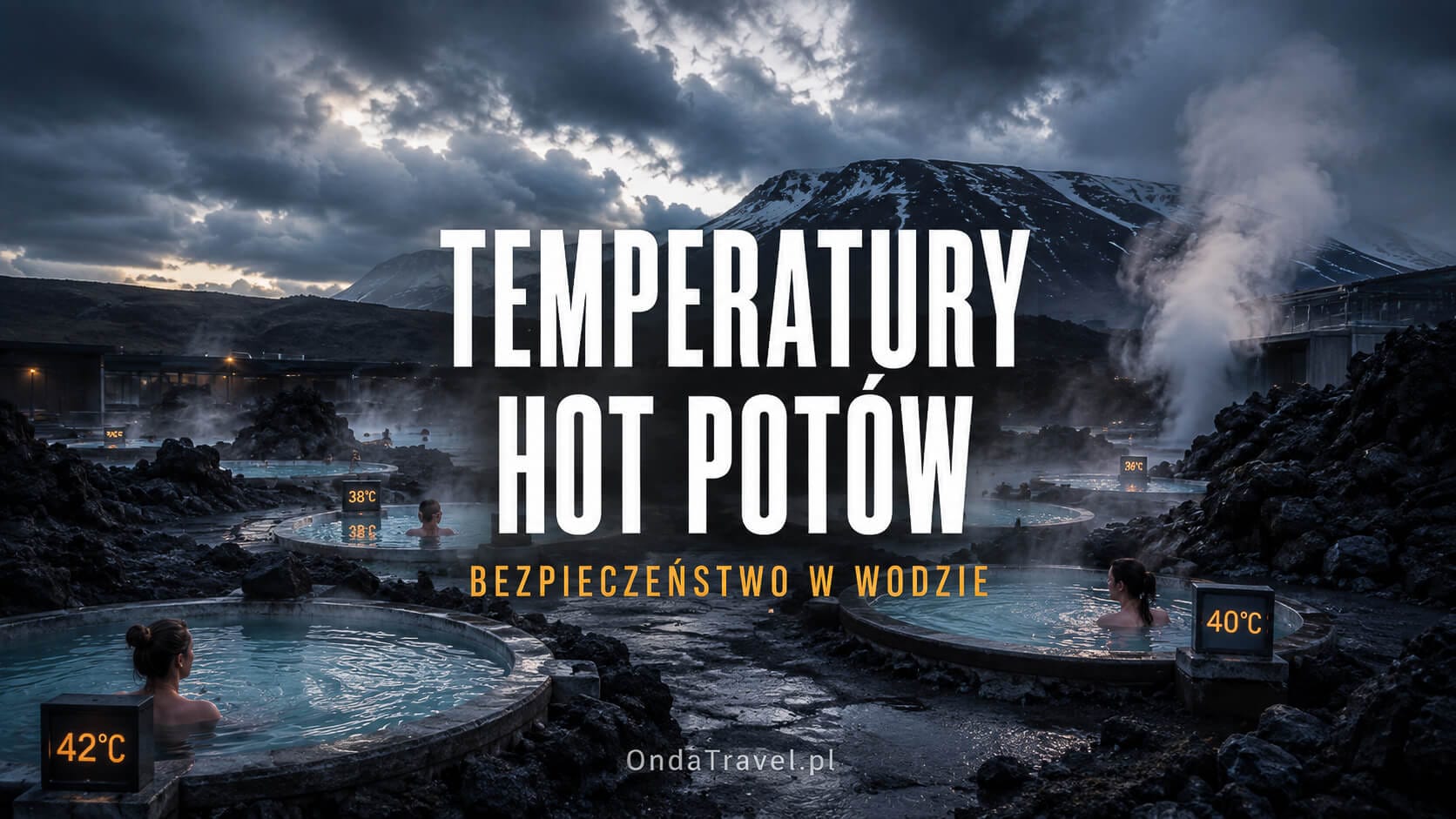 Temperatury hot potów i bezpieczeństwo w wodzie na Islandii