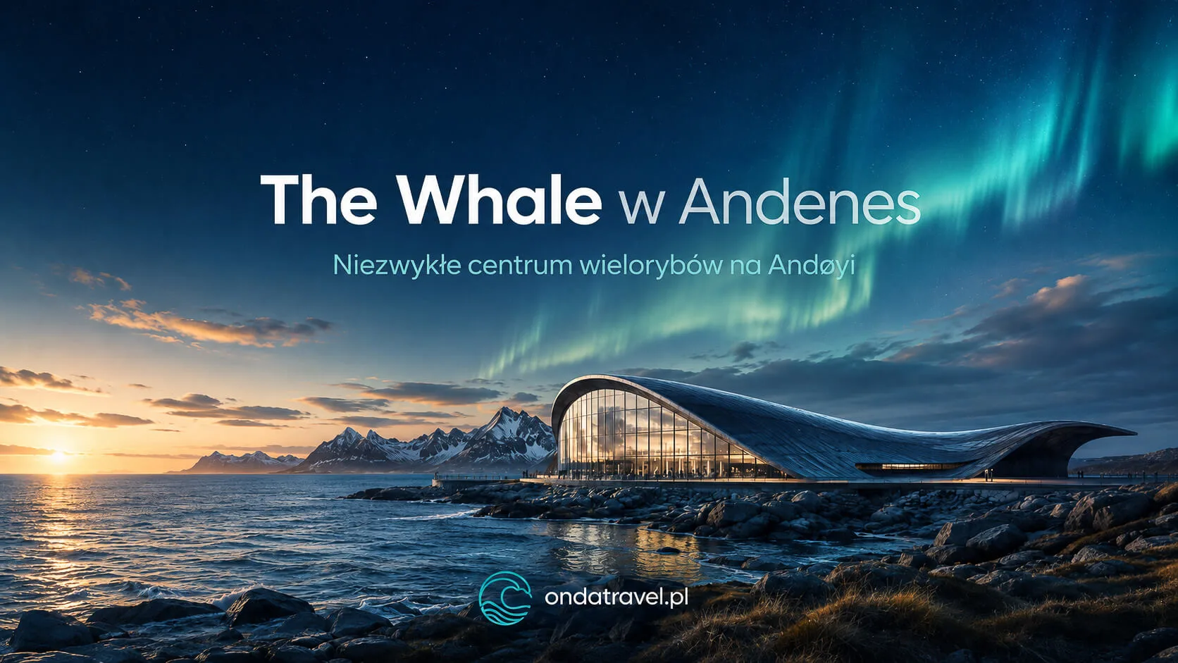 The Whale w Andenes nad oceanem na wyspie Andøya