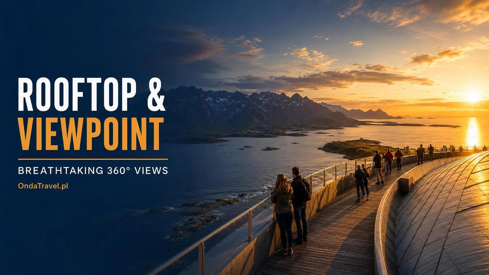 The Whale rooftop designed as an ocean viewpoint in Andenes