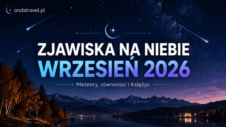 Zjawiska na niebie we wrześniu 2026 – meteory, równonoc i Księżyc