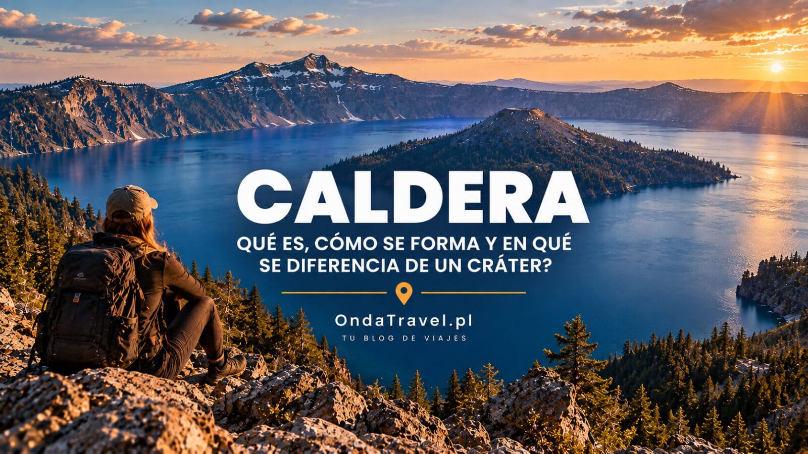¿Qué es una caldera volcánica? Cómo se forma y en qué se diferencia de un cráter