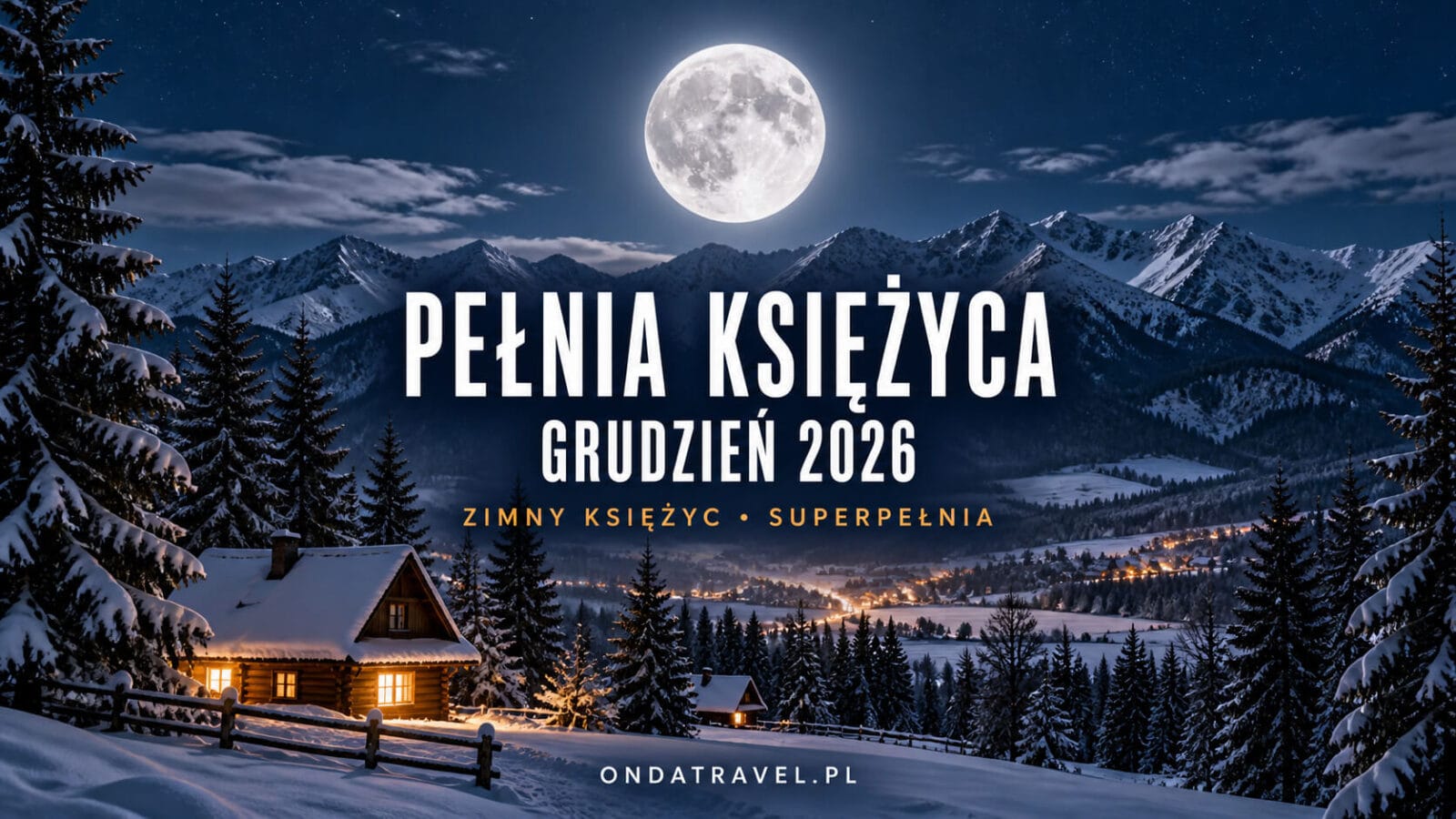 Pełnia Księżyca listopad 2026 — kiedy, o której i jak oglądać Bobrowy Księżyc (superpełnia)