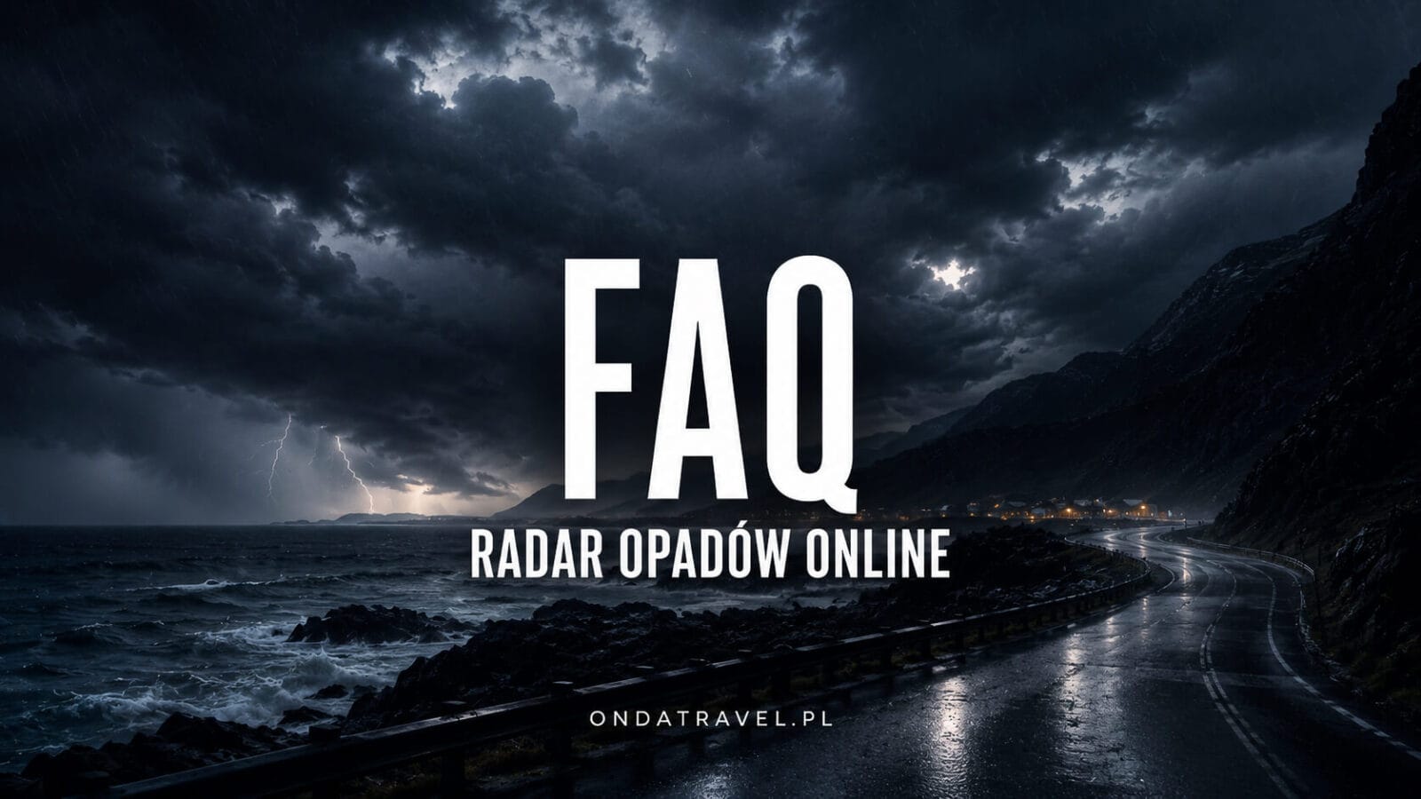 Najczęściej zadawane pytania o radar opadów online