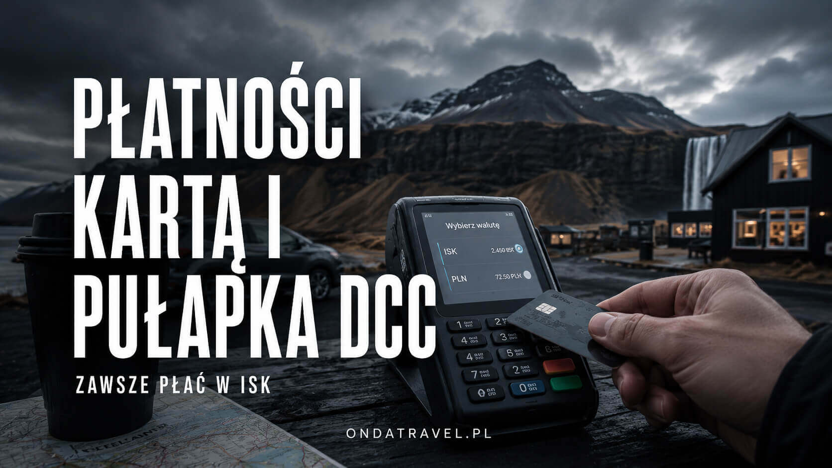 Płatność kartą na Islandii – wybór ISK zamiast przewalutowania DCC