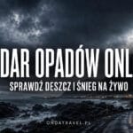 Radar opadów online – deszcz i śnieg na żywo
