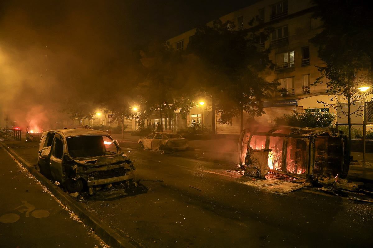 Sytuacja w centrum miasta podczas protestów