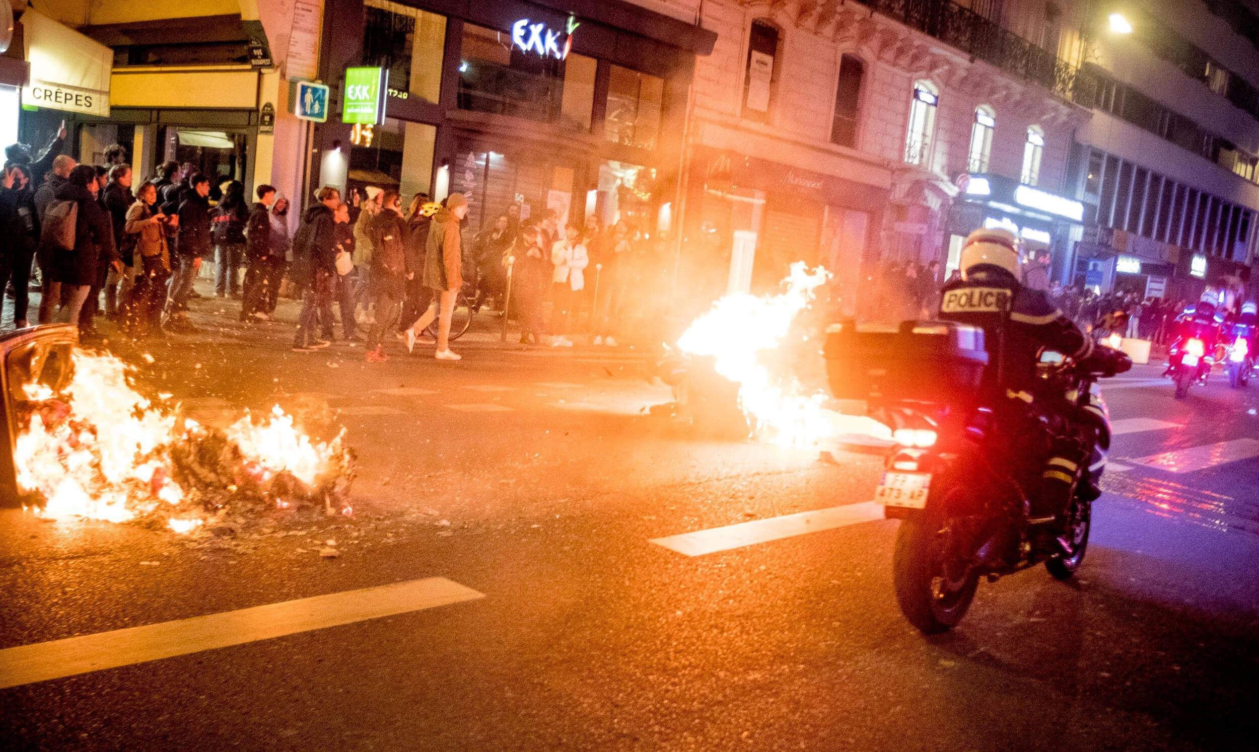 Protest uliczny we Francji
