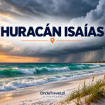 La costa del golfo de Florida tras el paso del huracán Isaías: ilustración del artículo, no fotografía documental.