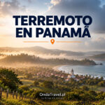 La península de Azuero, en Panamá, al amanecer tras el terremoto M7,7: ilustración del artículo, no fotografía documental.