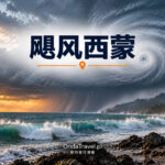 逼近墨西哥太平洋海岸的飓风西蒙——文章配图，非纪实照片。