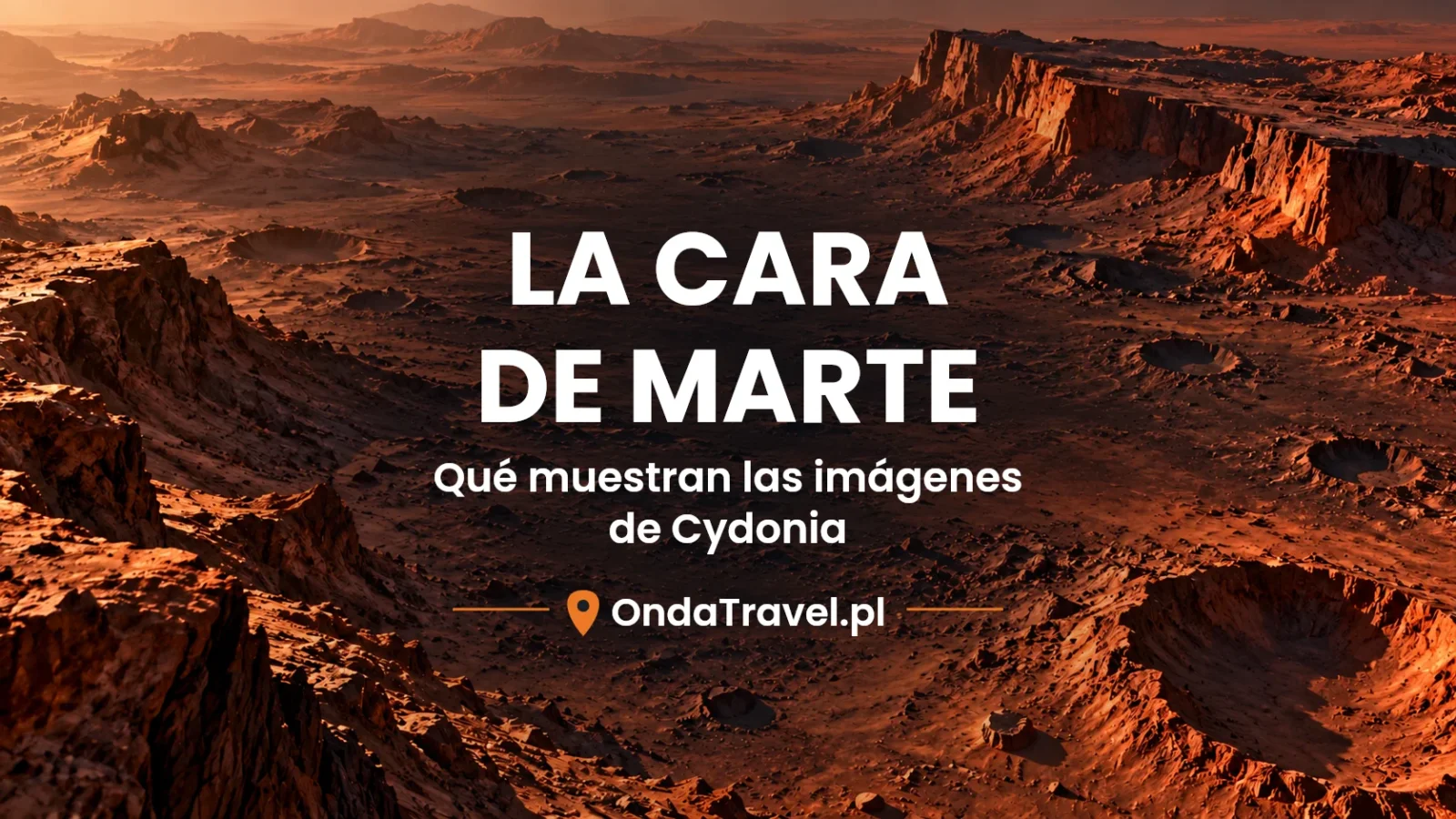 La cara de Marte — portada ilustrativa sobre las imágenes de Cydonia, no fotografía documental
