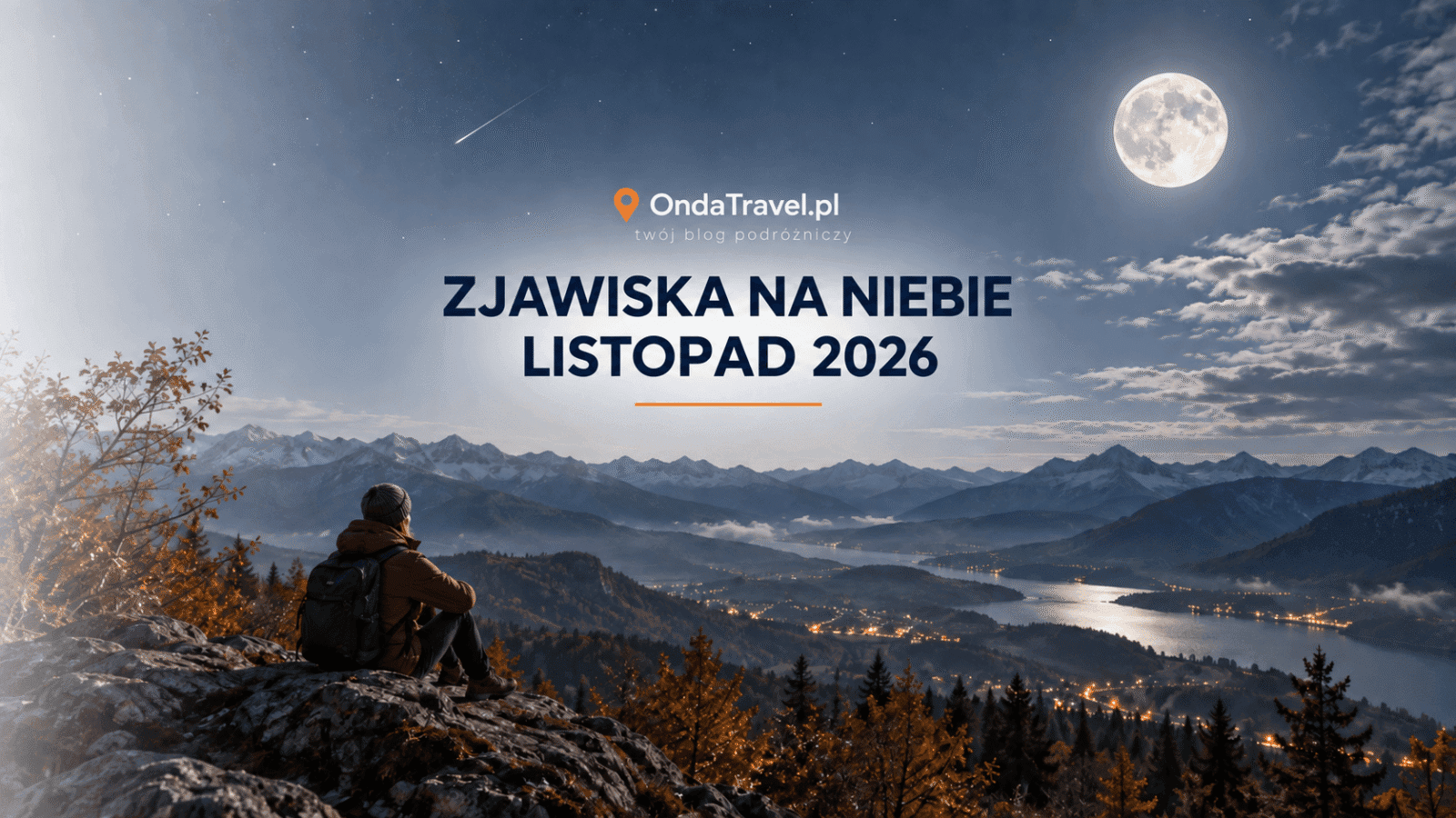 Zjawiska na niebie listopad 2026 – Leonidy, superpełnia i koniunkcja planet